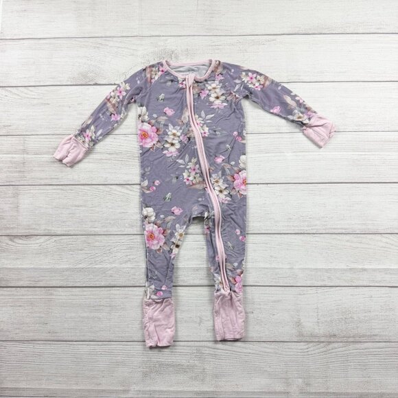 SUZEL Other - Suzel Floral Zip Convertible Bamboo Pajamas